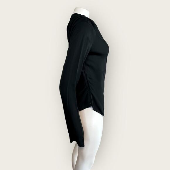 NWT | A.L.C | Jaime One Shoulder Asymmetrical Top | Black | Size 6 - Picture 4 of 16